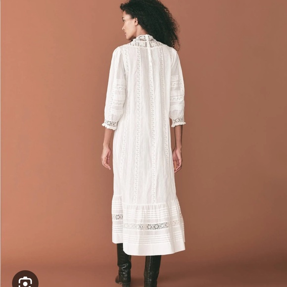 BNWT DÔEN Ernestina dress, size small, Salt - Picture 2 of 7